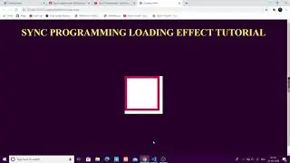 LOADING EFFECT TIMELAPSE