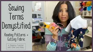 Using PDF Patterns Can Be A Little Confusing... Let's Talk Pattern Cutting Terms!!
