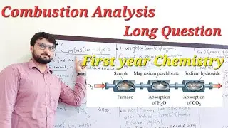 Combustion Analysis | Empirical formula by Combustion analysis 11th Chemistry #combustionanalysis