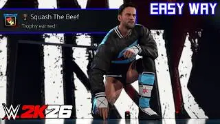 WWE 2K26 - Squash The Beef (Trophy/Achievement) | Easy Way