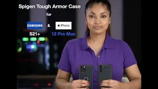 Samsung S21+ & iPhone 12 Pro Max -  Spigen Tough Armor case