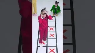 Blindfold Hopscotch Challenge #Shorts