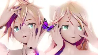 【MMD】Butterfly on Your Right Shoulder / 右肩の蝶【鏡音リン・レン】