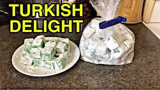 HOW TO MAKE QUICK AND EASY TURKISH DELIGHT l HOMEMADE TURKISH DELIGHT