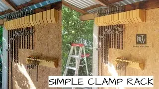 Simple Clamp Rack | Shop Organization