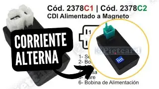 CÓMO CONVERTIR el CDI de CORRIENTE ALTERNA (AKT NKD 125) a CORRIENTE DIRECTA (AKT SPECIAL 110)⚡️