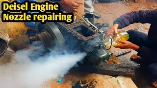 diesel engine nozzle repairing || How to repair petter engine Nozzle at the home ||