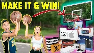 MAKE The SHOT, I'll BUY You ANYTHING Challenge! **KIDS Vs PARENTS** | The Royalty Family