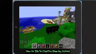 Minecraft Tutorial (Pocket Edition): How to Die in Creative Mode