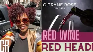 DEEP RED VIOLET Color Formula on Curly hair