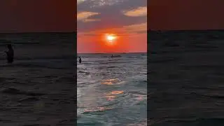 Красивый Закат на Море. Анапа. Витязево 
