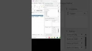 Show all numeric fields Vertically in Pivot table