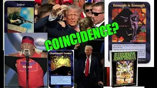 These illuminati Cards from the 90's Reveal DARK Secret in Trump SH00TING it's Scary Accurate/WATCH!