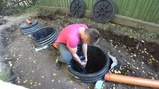 Ошибся, но работает! САМ сделал ПРОСТЕЙШИЙ СЕПТИК.
