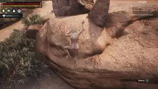 Conan Exiles BBW GIRL WITH HUG BOOBS LONG JUMP PART 01
