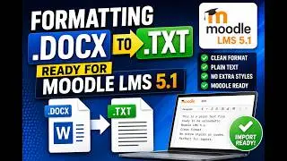 Preparing quiz for export to question bank in moodle 5 1 LMS