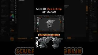 zBrush Tutorial for Beginners - Creature Sculpting 