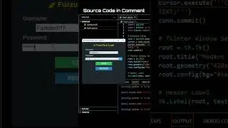 Modern Tkinter Login System - Python GUI 🔥 | SQLite Database Integration