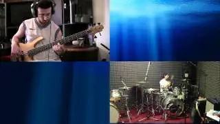 Muse - New Born (Drum & Bass Cover) Split Screen Collaboration