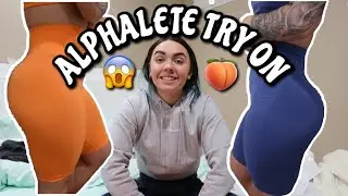 The BEST Gym Leggings| Alphalete try on haul... NEW RELEASE!