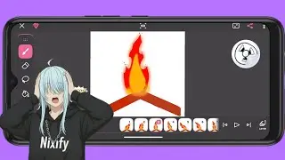 Flipaclip - Fire 🔥 Glowing Animation On Mobile • Full Tutorial 💥