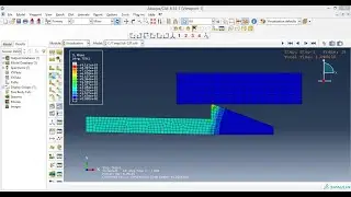 Abaqus Tutorial Videos - Snap Fit Contact Analysis of 3D Solid Part in Abaqus