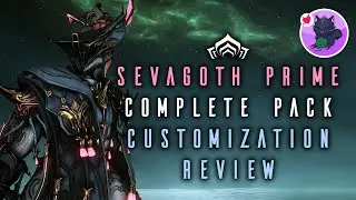 Warframe | Fashion Frame | Sevagoth Prime Access Customization Review