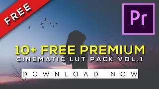 Cinematic LUTs Pack V1.0 | 10+ FREE LUT PRESETS TO DOWNLOAD | Adobe Premiere PRO CC