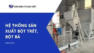 Hệ Thống Máy Trộn, Cân Đóng Bao Bột Trét, Keo Dán Gạch, Keo Chà Ron, Máy May Cắt Chỉ Tự Động.