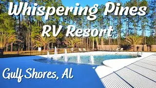 Whispering Pines RV Resorts East & West in Gulf Shores, Al - Drive Through