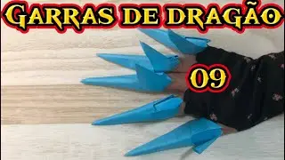 Como fazer garras de dragão 09 #dragonclaw #paperclaws