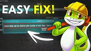 Secure Boot Can Be Enabled When System in User Mode - FIXED! (Asrock | MSI | Gigabyte)