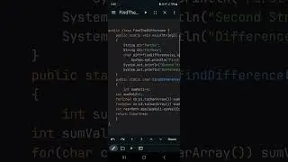 Java Coding Challenge: Find the Difference Between Two Strings