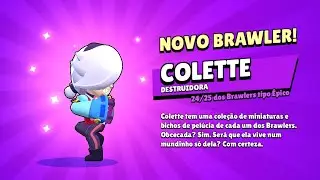 JOGANDO NOVA BRAWLER COLETTE🤙🤓*SERÁ QUE EU JOGUEI BEM?🤔: BRAWL STARS