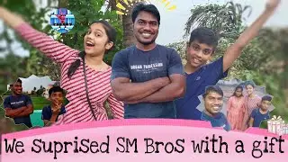 🤫 We Suprised SM bros with a Gift 😁 | Our biggest youtube Inspiration | ft . #MadBrothers | # Trendy