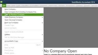 How to Open a QuickBooks Company File