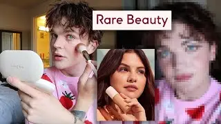 FIRST TIME WEARING MAKEUP...Rare Beauty REVIEW (Selena Gomez)