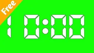 Countdown Green Screen 10 minutes ।। countdown green screen 