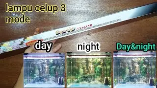 unboxing lampu celup aquarium kandila t4 series