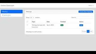Online Classroom With Zoom Api Using Laravel