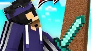 climbing the secret tower house in Minecraft 