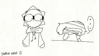 Everytime Yako get hit on the head (sams swap AU) lazy animation by yako