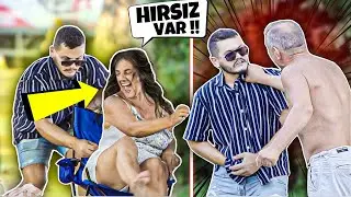 HIRSIZ GİBİ İNSANLARI TROLLEMEK 4 !!( MİLLET ÇILDIRDI !!)- SOSYAL DENEY