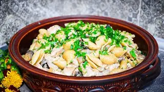 МАКАРОНЫ с КУРИЦЕЙ теперь готовлю ТОЛЬКО ТАК! Самый Вкусный, Быстрый и Простой ОБЕД или УЖИН!
