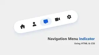 Navigation Menu Indicator using Html css only