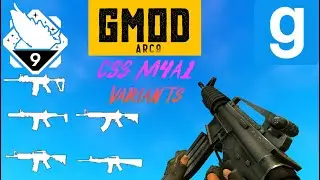 Garry's Mod: ARC9 CSS M4A1 variant kits showcase