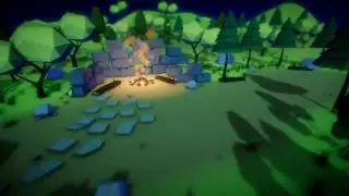 [Unity 3D] Low Poly Environment Demo Scene