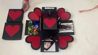 Christmas gift EXPLOSION BOX WITH PHOTOS  | Tutorial | How to