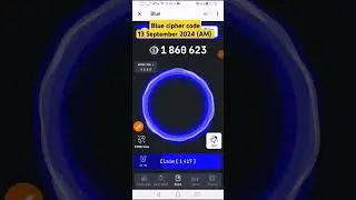 Blue cipher code 13 September 2024 (AM) #Blue #blueciphercode #bluepincode