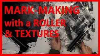 Mark-making technique to extend your practice - experiment & explore - wonderfully simple & quick